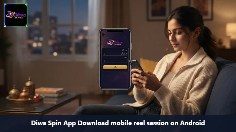 Diwa Spin App Download mobile reel session on Android